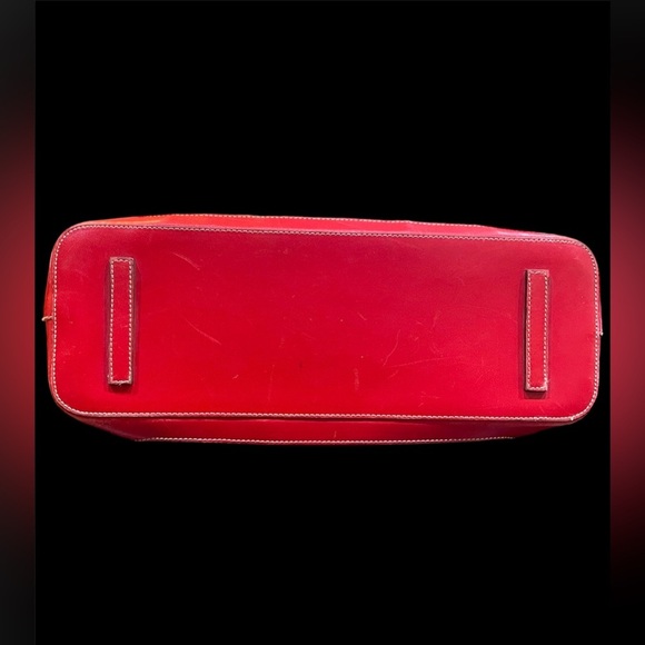 Vintage 2000s Prada Tessuto Shoulder Handbag Purse Nylon Leather Trim Red EUC - Picture 8 of 11